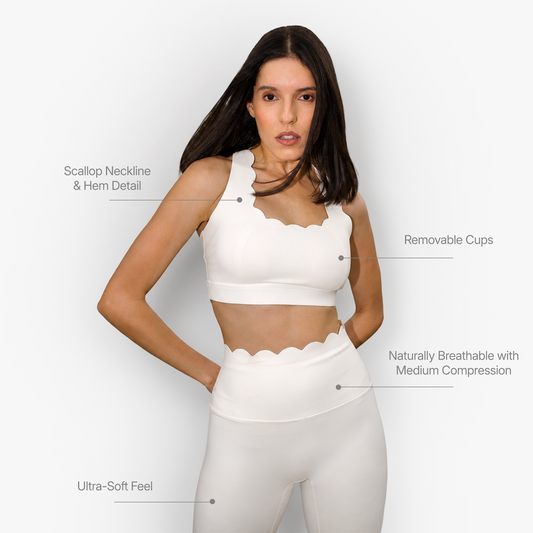 The Signature Scallop Set in White
