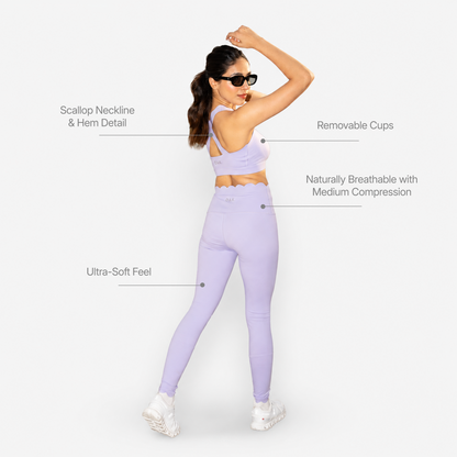 The Signature Scallop Set in Lilac