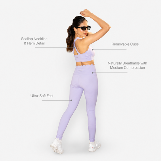 The Signature Scallop Set in Lilac